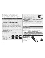 Предварительный просмотр 22 страницы Panasonic ES-WD52 Operating Instructions Manual