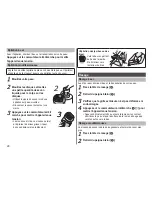 Предварительный просмотр 24 страницы Panasonic ES-WD52 Operating Instructions Manual