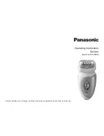 Panasonic ES-WD60 Operating Instructions Manual preview