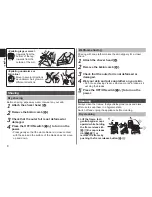 Предварительный просмотр 8 страницы Panasonic ES-WD70 Operating Instructions Manual