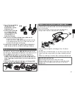 Предварительный просмотр 17 страницы Panasonic ES-WD70 Operating Instructions Manual