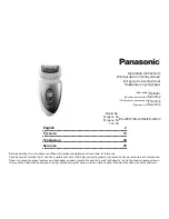 Panasonic ES-WD72 Operating Instructions Manual preview