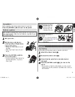 Предварительный просмотр 9 страницы Panasonic es-wd94 Operating Instructions Manual