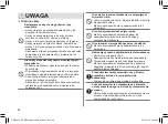 Предварительный просмотр 68 страницы Panasonic ES-WE22 Operating Instructions Manual