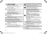 Предварительный просмотр 104 страницы Panasonic ES-WE22 Operating Instructions Manual