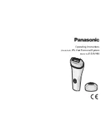 Panasonic ES-WH90 Operating Instructions Manual preview