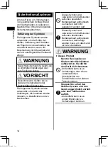 Предварительный просмотр 14 страницы Panasonic ES-WL50 Operating Instructions Manual