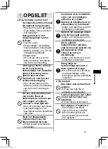 Предварительный просмотр 41 страницы Panasonic ES-WL50 Operating Instructions Manual