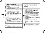 Preview for 16 page of Panasonic ES-WR50 Operating Instructions Manual