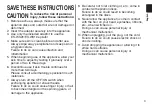 Preview for 3 page of Panasonic ES-WS10 Operating Instructions Manual