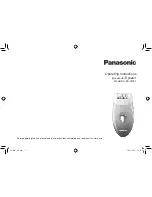 Panasonic ES-WU11 Operating Instructions Manual preview