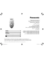 Panasonic ES-WU31 Operating Instructions Manual preview