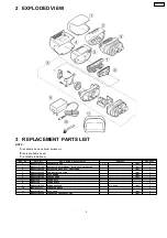 Preview for 3 page of Panasonic ES2015-U1 Service Manual