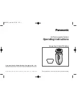 Panasonic ES2047 Operating Instructions Manual preview