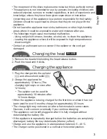 Предварительный просмотр 3 страницы Panasonic ES2053 Operating Instructions Manual