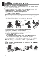 Предварительный просмотр 6 страницы Panasonic ES2053 Operating Instructions Manual