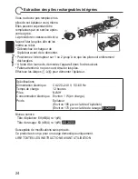 Предварительный просмотр 24 страницы Panasonic ES2053 Operating Instructions Manual