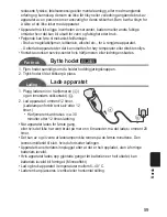 Предварительный просмотр 59 страницы Panasonic ES2053 Operating Instructions Manual