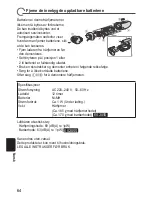 Предварительный просмотр 64 страницы Panasonic ES2053 Operating Instructions Manual