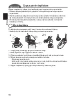 Предварительный просмотр 94 страницы Panasonic ES2053 Operating Instructions Manual