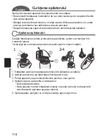 Предварительный просмотр 118 страницы Panasonic ES2053 Operating Instructions Manual