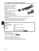 Предварительный просмотр 120 страницы Panasonic ES2053 Operating Instructions Manual