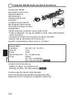 Предварительный просмотр 128 страницы Panasonic ES2053 Operating Instructions Manual