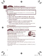 Preview for 4 page of Panasonic ES2056 Operating Instructions Manual