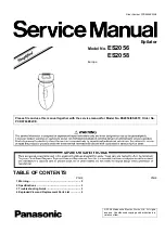 Preview for 1 page of Panasonic ES2056 Service Manual