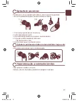 Preview for 77 page of Panasonic ES2063 Operating Instructions Manual