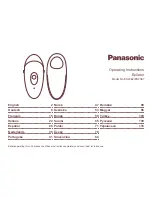 Panasonic ES2064 Operating Instructions Manual preview