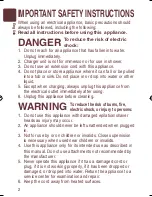 Preview for 2 page of Panasonic ES2067W Operating Instructions Manual