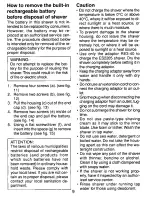 Preview for 9 page of Panasonic ES2205A Operating Manual