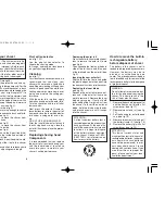 Preview for 5 page of Panasonic ES2218 Operating Instructions Manual