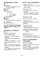 Предварительный просмотр 37 страницы Panasonic ES2502 Operating Instructions Manual