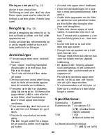 Предварительный просмотр 43 страницы Panasonic ES2502 Operating Instructions Manual
