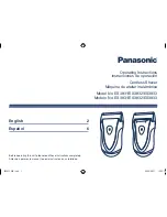 Panasonic ES3831 Operating Instructions Manual preview