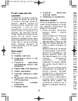 Предварительный просмотр 38 страницы Panasonic ES4815 Operating Instructions Manual