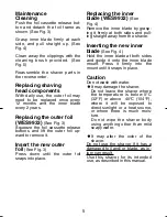 Preview for 5 page of Panasonic ES518 Operating Instructions Manual