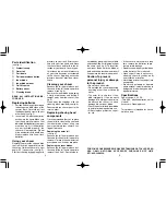 Preview for 3 page of Panasonic ES518 Operating Instructions