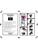 Предварительный просмотр 2 страницы Panasonic ES5801 Operating Instructions