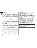 Preview for 2 page of Panasonic ES6002 Operating Instructions Manual