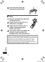 Preview for 12 page of Panasonic ES6510 Operating Instructions Manual