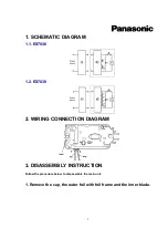 Preview for 2 page of Panasonic ES7036-E8 Service Manual