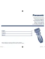 Panasonic ES7058S Operating Instructions Manual preview