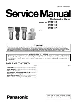 Panasonic ES7111 Service Manual preview