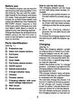 Preview for 6 page of Panasonic ES726K Operating Operating Instructions Manual