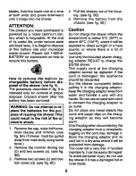 Предварительный просмотр 8 страницы Panasonic ES726K Operating Operating Instructions Manual