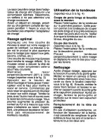 Preview for 17 page of Panasonic ES727S Operating Operating Instructions Manual