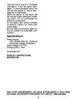 Preview for 9 page of Panasonic ES765S Operating Instructions Manual